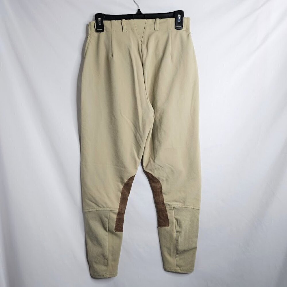 NEW Women's ARIAT Pro Circuit Knee Patch Breeches 26R Khaki Horse Riding Pants - Picture 6 of 7
